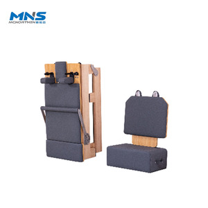 Lit de Pilates Commercial Pliant en Bois de Chêne et Caoutchouc avec <span class=keywords><strong>Correcteur</strong></span> de Colonne Vertébrale pour Exercices Corporels Adultes - Product Image 1