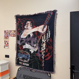 Tapisserie Anime Personnalisée Berserk en Polyester Coton Tissé Jacquard – Couverture de Canapé, Plaid Décoratif pour Salon et Lit - Product Image 3