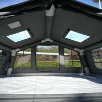 Tente de toit de luxe pour 4 à 6 personnes, tissu Oxford imperméable, installation rapide, tente familiale pour le camping, carpas para camping lujo, tente gonflable