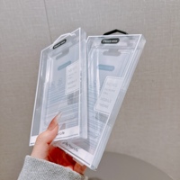 Boîte d'emballage universelle pour étui de téléphone iPhone 17 avec crochet, coque atmosphérique, boîte cadeau, étui de téléphone haut de gamme