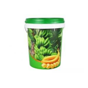 Seau rond en plastique de <span class=keywords><strong>10</strong></span> <span class=keywords><strong>L</strong></span> avec couvercle et poignée, plusieurs couleurs pour fûts, seaux et barils - Product Image 4