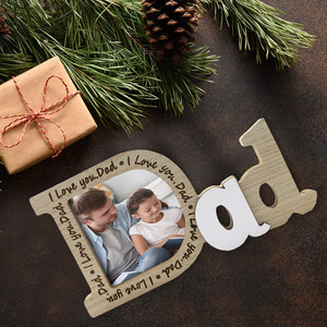 Marco de Fotos de Madera Natural con Forma de Corazón, Adorno de Escritorio, Regalo Sentimental para Padres, Parejas, Abuelos - Product Image 6
