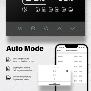 <span class=keywords><strong>Thermostat</strong></span> de <span class=keywords><strong>chaudière</strong></span> à <span class=keywords><strong>gaz</strong></span> WiFi Beok 3A ±0.5 ° Contrôle vocal de précision compatible avec Alexa et Google Home, fonction de silencieux - Product Image 3