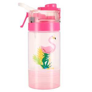 Bouteille pliable 3-en-1 en PP écologique de 350 ml avec logo personnalisé, double verrouillage, pour brume, spray et boisson, idéale pour les adultes, les sports de plein air et la randonnée. - Product Image 5