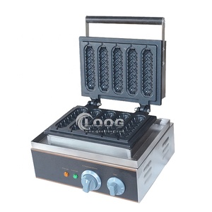 Máquina para Hacer Waffles y Hot Dogs Eléctrica en Oferta, Uso Comercial, Acero Inoxidable, 220v - Product Image 1