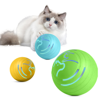 Wiederaufladbarer Elektrischer Interaktiver Wasserdichter Ball mit Vibrierender Selbstspiel-Funktion für Katzen und Hunde