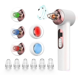 Blackhead Device Small Bubble Beauty Device <b>Hot</b> and <b>Cold</b> Pimple Removal Blackhead Suction Blackhead Cleaner - Product Image 1