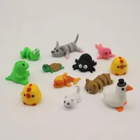 Jouets d'animaux colorés imprimés en 3D SDM01, vente chaude, modèles d'animaux simulés, plus ensemble d'œufs de dragon, ornements 3D