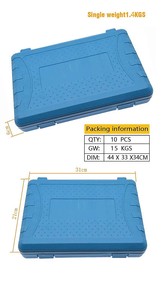パンクとプラグフラットパッチキットを修正するための68個の頑丈な車のタイヤ修理ツールプラグキット - Product Image 6