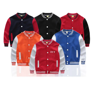 Chaqueta de béisbol con bordado de chenilla a prueba de viento y logotipo personalizado OEM para hombre, estilo universitario Letterman Vintage de algodón de talla grande para invierno - Product Image 2