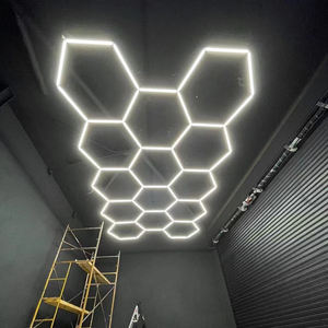 Lampu Led segi enam produk kustom Diy Lumen tinggi untuk lampu tabung ruang pameran mobil dan Gym - Product Image 1