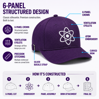 Casquettes de baseball personnalisées avec logo, vente en gros, faible MOQ, broderie et impression, casquettes de papa, snapback, profil bas, réglables, usine OEM