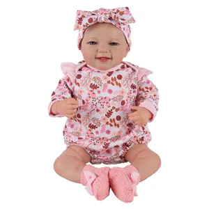 20 Inch Realistic Newborn Reborn Silicone Baby Doll Full Body Vinyl Real Life Reborn Toddler Dolls