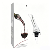 Bouteille de vin aérateur et carafe, en plastique, avec bec verseur, Pour un goût amélioré, aérateur 2 en 1, offre spéciale, nouveauté,
