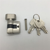 Cylindre de serrure à mortaise à profil européen en laiton de 30mm pour porte coulissante