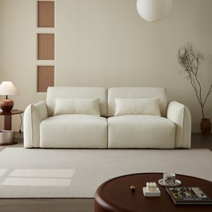 Vente en gros de canapé électrique réglable canapé électrique en tissu blanc avec mécanisme de canapé électrique à distance - Product Image 2