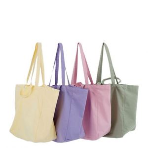 Sacs fourre-tout en toile personnalisés, sacs de shopping réutilisables avec logo imprimé, mignons et personnalisés, pour femmes, 34x36x18cm, avec bandoulière - Product Image 1