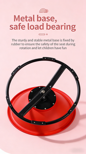 Silla Giratoria de Entrenamiento Sensorial CE/CPC 360 °   Silla Giratoria de Gran Tamaño, Silla Giratoria para Niños, Ejercicio de Equilibrio Vestibular - Product Image 5