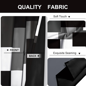 <span class=keywords><strong>Tende</strong></span> oscuranti 100% per camera da letto bianco grigio moderno astratto geometrico oscuramento <span class=keywords><strong>tende</strong></span> isolate - Product Image 6