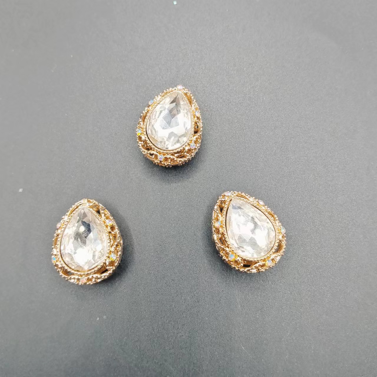 Plaqué or - Diamant clair