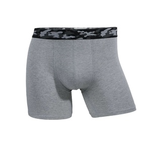 Calzoncillos Bóxer Sin Costuras para Hombre, Precio de Fábrica, Color Sólido, Ropa Interior Suave y Transpirable, Paquete Múltiple, Venta al Por Mayor - Product Image 3