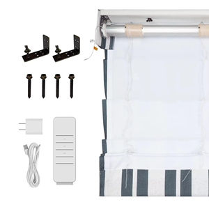SAMADHI Stores romains occultants personnalisés sans fil en tissu de lin de luxe, écologiques, isolants thermiquement - Product Image 3