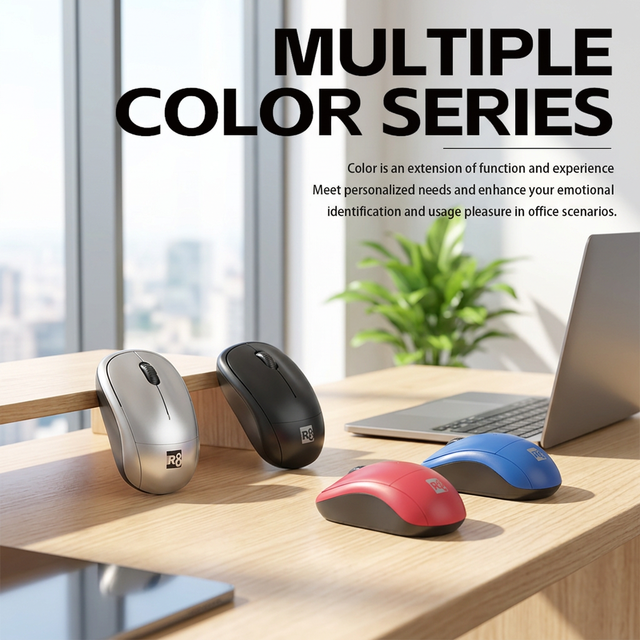 Travel Portable 2.4G Wireless Mouse 55g Ultra-Light Ergonomic Office Mice Multi Color for Laptop & Desktop PC