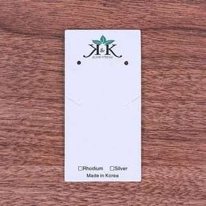 カスタム印刷クラフト紙イヤリングペーパーカードラベルジュエリー表示タグジュエリー包装用バッキングカードロゴ付きカスタム - Product Image 4