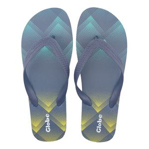 Tongs pour hommes style high-tech moderne, imprimé matrice de points, sandales de plage en caoutchouc PE durable, claquettes d'été, logo personnalisé, recyclables - Product Image 3