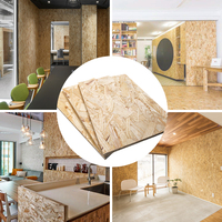 Directo de fábrica, venta al por mayor, tablero OSB ecológico, tablero de hebras orientado para la fabricación de muebles