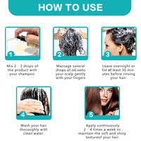 Label privé 100% naturel à base de plantes nourrissant élixir pour le cuir chevelu huile de ricin romarin soin des cheveux traitement de la perte de cheveux sérum d'huile de croissance des cheveux