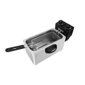 Hot Sale Commercial Electric Fryers Professional High Quality French Fries 4L Mini Deep Fryer Machines With Low Price