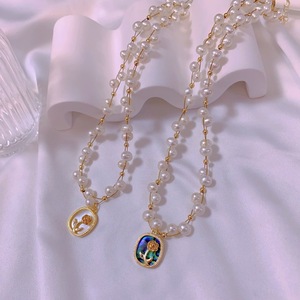 Collar de Perlas Naturales de Agua Dulce Estilo Barroco para Mujer, Lujo Ligero con Temperamento de Nicho para Socialité, Otoño, Cheongsam - Product Image 5