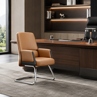Chaises de bureau de direction ergonomiques modernes haut de gamme en cuir PU pour cadres, visiteurs et personnel – Fabricant chinois de qualité supérieure