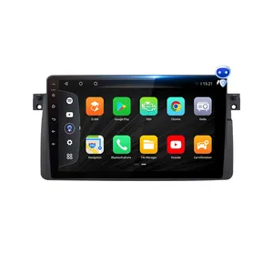 9 "Qualcomm Voice Control Android 10 autoradio lettore multimediale per BMW E46 coupé (M3 Rover) 316i 318i CarPlay lettore dvd automatico