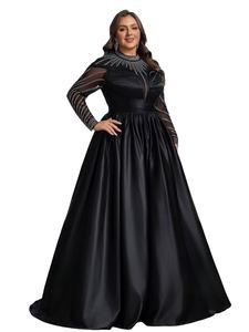 Robe <span class=keywords><strong>de</strong></span> bal élégante pour femmes, printemps, États-Unis, <span class=keywords><strong>Europe</strong></span>, longueur au sol, <span class=keywords><strong>luxe</strong></span>, décoration à sequins, traîne balayante, vintage, soirées, nouveauté - Product Image 5