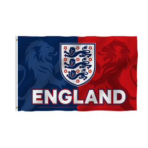 Bandera de Inglaterra 3x5 pies (90x150 cm) de una sola cara, bandera para aficionados, Tres Leones, ¡Ya llega el Reino Unido!, San Jorge - Product Image 5