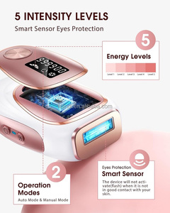 Personalizar Color oro rosa <span class=keywords><strong>de</strong></span> alta potencia láser LPL depiladora auricular mujeres piel máquina <span class=keywords><strong>de</strong></span> depilación Facial en <span class=keywords><strong>casa</strong></span> - Product Image 2