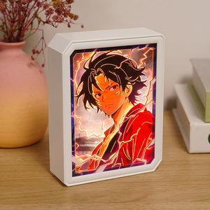 Lampe décorative LED 3D pour sculpture sur papier, boîte à lumière coupée, boîte à ombre chinoise, cadre photo avec lumière LED - Product Image 3