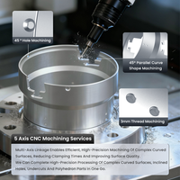 Usinage CNC 5 axes, boîtier en aluminium sur mesure, fraisage de précision, composants usinés OEM