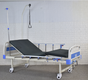 krankenhauszubehör 3-kurbel manuelles medizinisches krankenhausbett für klinik medizinische möbel manuelles krankenhausbett Krankenschwester krankenhausbett - Product Image 3