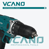 Perceuse sans fil VCANO 12V, moteur sans balais, 30 Nm, vitesse variable, mandrin 10 mm, poignée antidérapante, batterie rechargeable, OEM, usage industriel