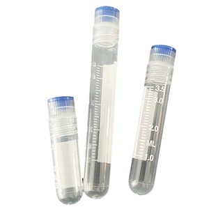 Tubes de cryopréservation pour lèvres en PP, 1,5 ml, 2 ml, 5 ml, avec graduations, pour usage en laboratoire - Product Image 1
