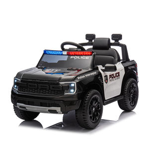 Voitures électriques de police Ford F-150 sous licence pour enfants, voiture jouet à batterie, voitures télécommandées, adaptées aux enfants de 3 à 7 ans, véhicule à monter - Product Image 2