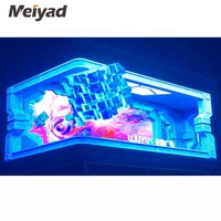 Meiyad L Shape Naked-eye 3D Pantalla LED para exteriores Cartelera