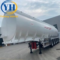 Camion-citerne à essence de haute qualité 45CBM de fabrication chinoise à vendre |   Semi-remorque citerne de transport de pétrole diesel à 3, 4 ou 5 essieux