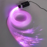 Kit de moteur de lumière de ciel étoilé pour toit de voiture 12v 16w APP RGBW, lumière LED à fibre optique, lumières de plafond