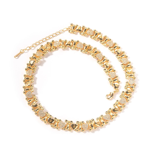 <span class=keywords><strong>Collana</strong></span> con cuore di <span class=keywords><strong>orsacchiotto</strong></span> Hip Hop Punk XO da donna <span class=keywords><strong>collana</strong></span> regalo alla moda - Product Image 6