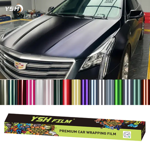 Película PET de papel Camaleón de alto brillo para tintado automotriz resistente a los rayos UV antiarañazos rollo que cambia de Color autocurativo - Product Image 1