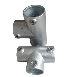 Conectores de abrazaderas de tubo de acero galvanizado para andamios 30mm 40mm 50mm 60mm